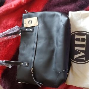 BNWT MONTANA HUDSON Vintage Eva Leather Zip Tote $457
